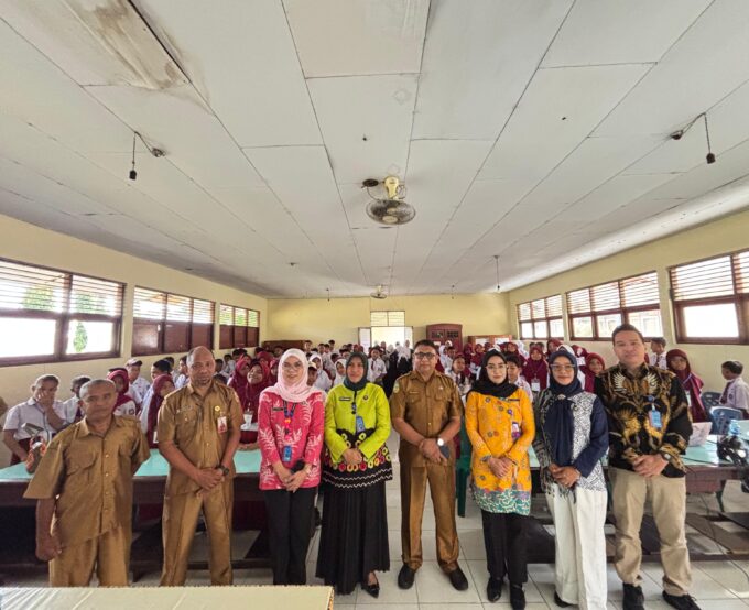 MPLS Hari Kedua SMP Negeri 1 Buru dikunjungi Badan Narkotika Nasional BNN Kab. Buru