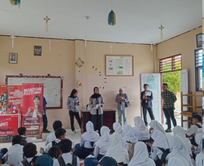 Sosialisasi Program RAM “Ramadhan Seru” oleh Telkomsel Namlea di SMP Negeri 1 Buru