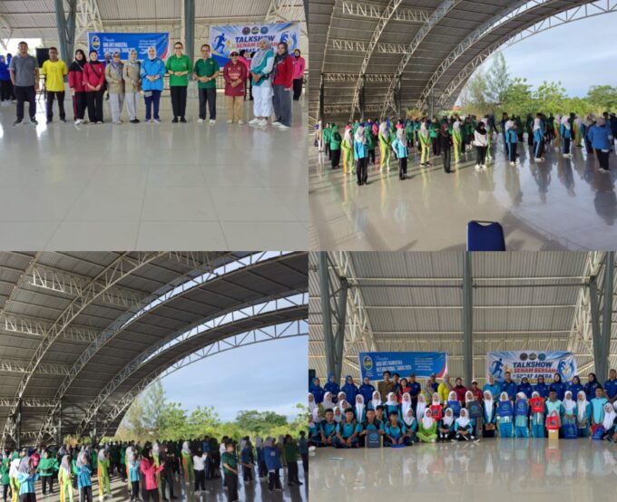 BNN Kab Buru Gelar Talkshow dan Senam Bersama Peringati Hari Anti Narkotika Internasional 2026. Bertemakan "Sobat Akeba Sehat Bersinar Berseri", Siswa SMPN 1 Buru Raih Juara 1
